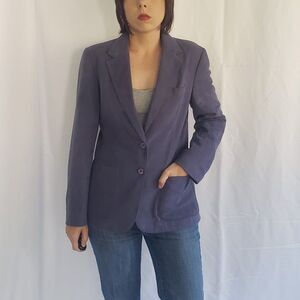 70s/80s‎ Farah Blue Gray Blazer